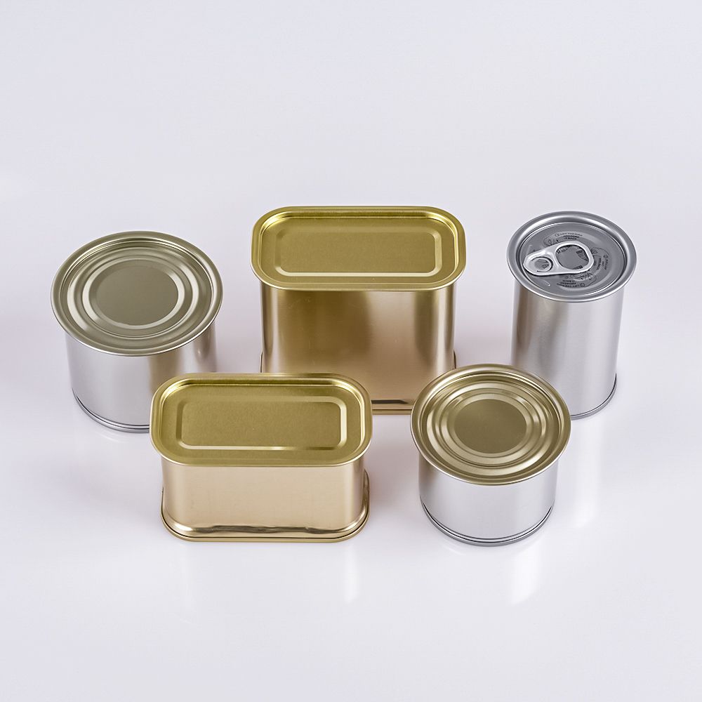 Three-Piece Empty Tin Cans for Food Packaging