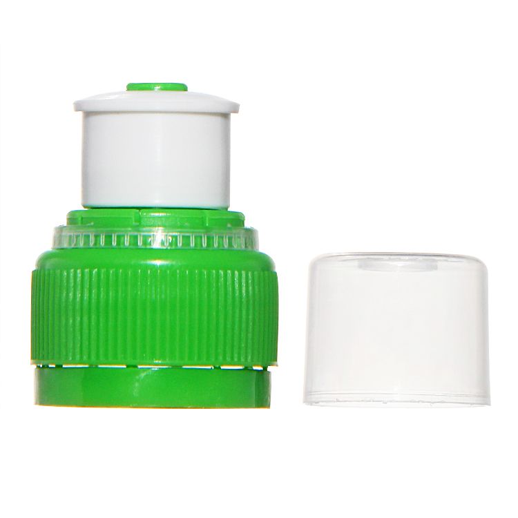 Pull Push Plastic Bottle Cap Reusable Screw Pull Top Cap for Dishwashing liquid