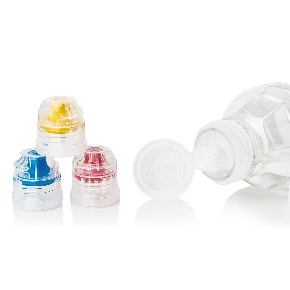 Custom Color PP PE Sports Water Bottle Cap - Leak Proof Push Pull Pilfer Proof Lid