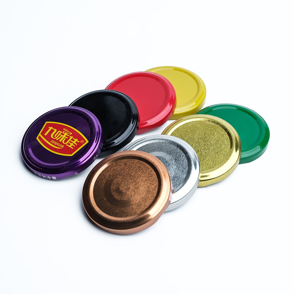 Food Grade EOE Tinplate Lids 30-100MM - Leakproof Easy Open Twist Off Lids for Food & Beverage | Custom Logo